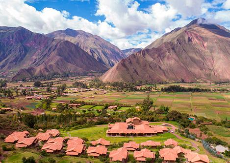 Inkaterra Hacienda Urubamba, a hotel surrounded by the beautiful landscapes of the Sacred Valley.