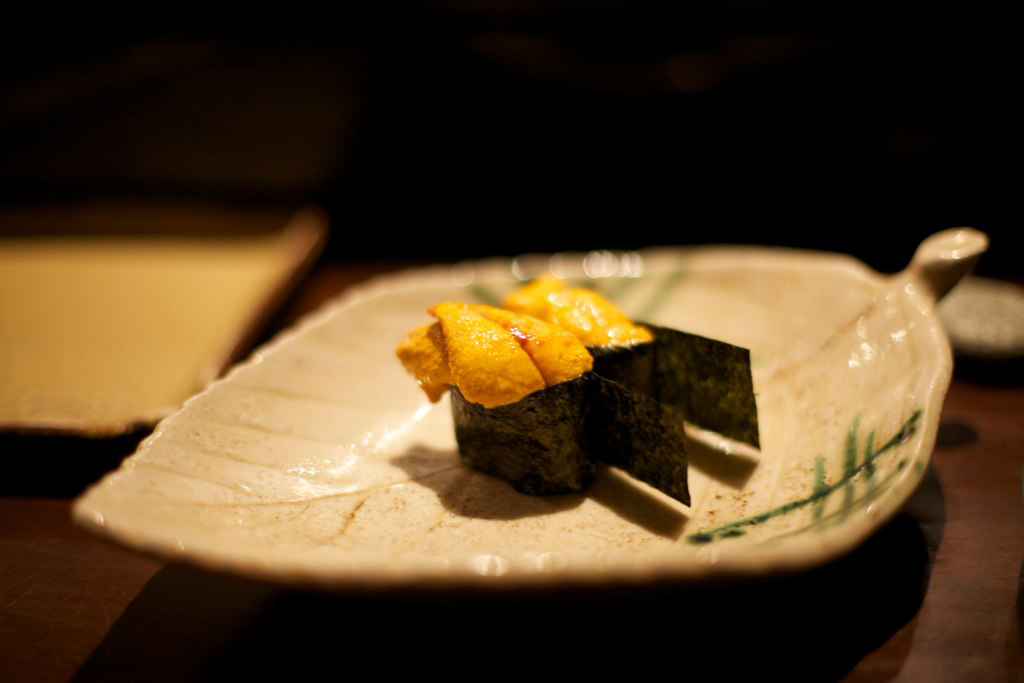 One of the courses served at Maido, a Nikkei (Peruvian-Japanese fusion) restaurant. Maido is ranked the 10th best restaurant in the world.